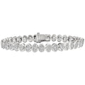 Eternal Grace White Gold Lab-Grown 6 CTW Diamond Tennis Bracelet