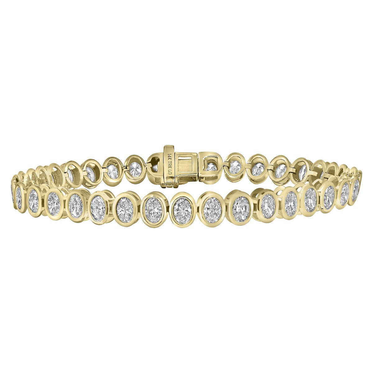 Grace Yellow Gold Lab-Grown 6 CTW Diamond Tennis Bracelet