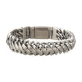 Men's Matte Stainless Steel Big 15mm Double Chain Bracelet