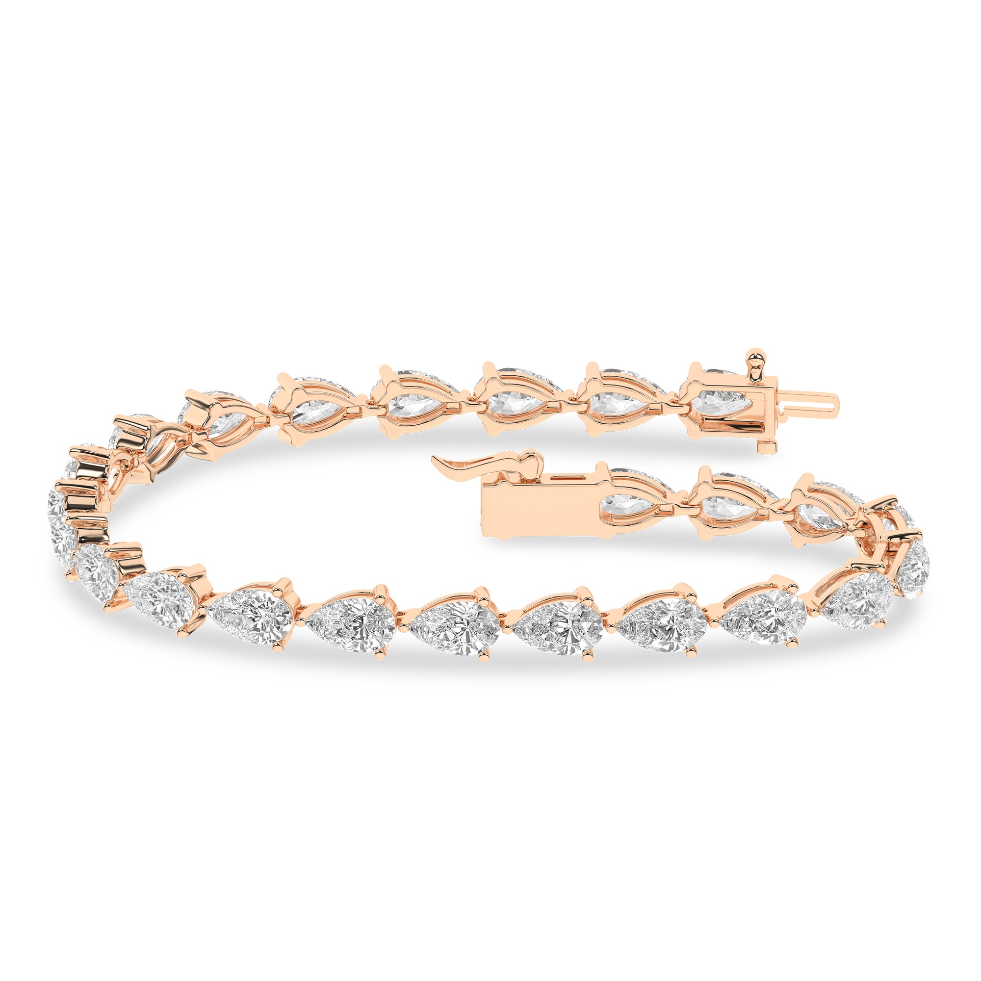 Aurora Celestia 14K Rose Gold lab grown diamond Bracelet