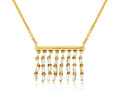 14k Yellow Gold .37ctw Diamond Necklace