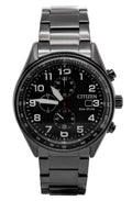 2327796 Citizen Tactical Chronograph 43mm Black Stainless Steel