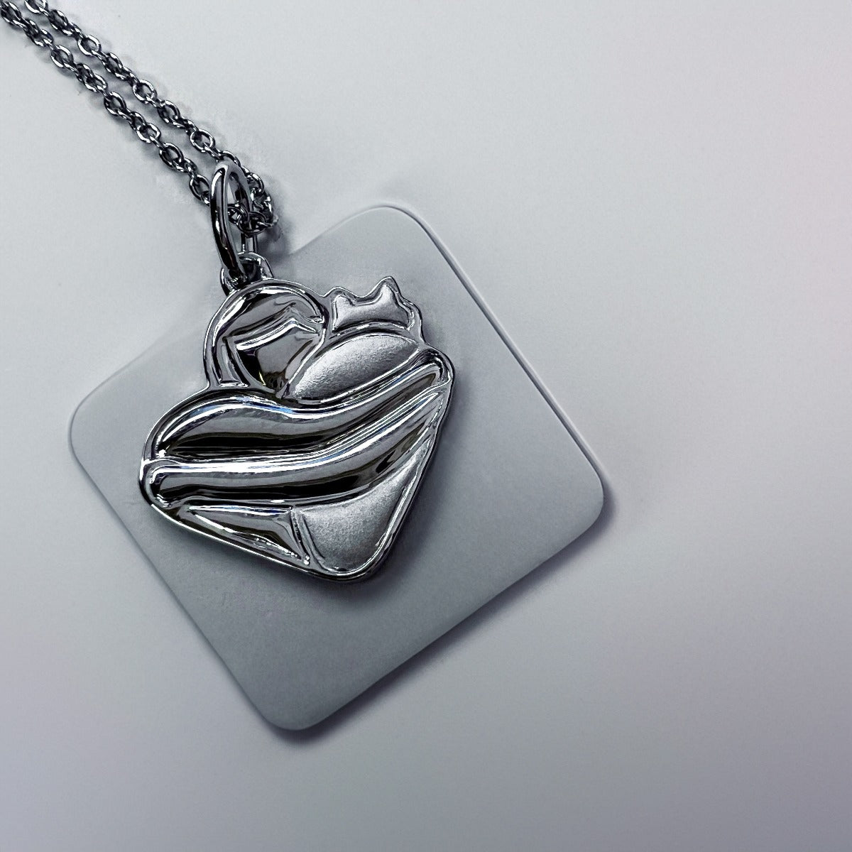 LCHS Sterling Silver Cat Pendant