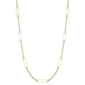 18" 14k Paperclip Chain