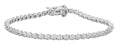 1ctw Diamond Tennis Bracelet Laying in Circle