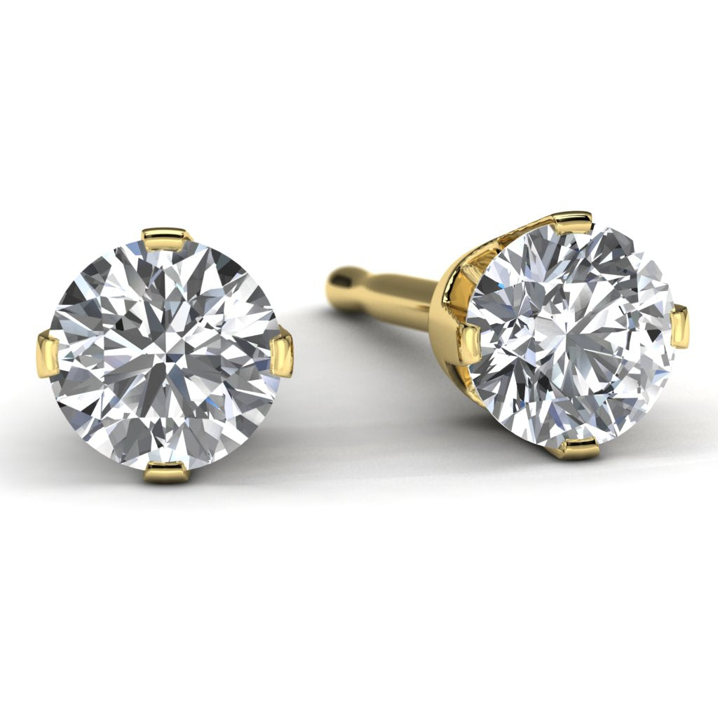 Tatiana 14K White Gold 1/4 CTW Round Diamond Solitaire Earrings