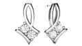 14k White Gold ForeverUs .20ctw Diamond Earrings