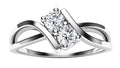 14k White Gold Diamond ForeverUs Ring
