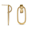 Isolde 14K Yellow Gold Oval Drop Earrings