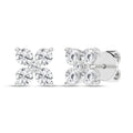Flower Petals Stud Earrings (Round)