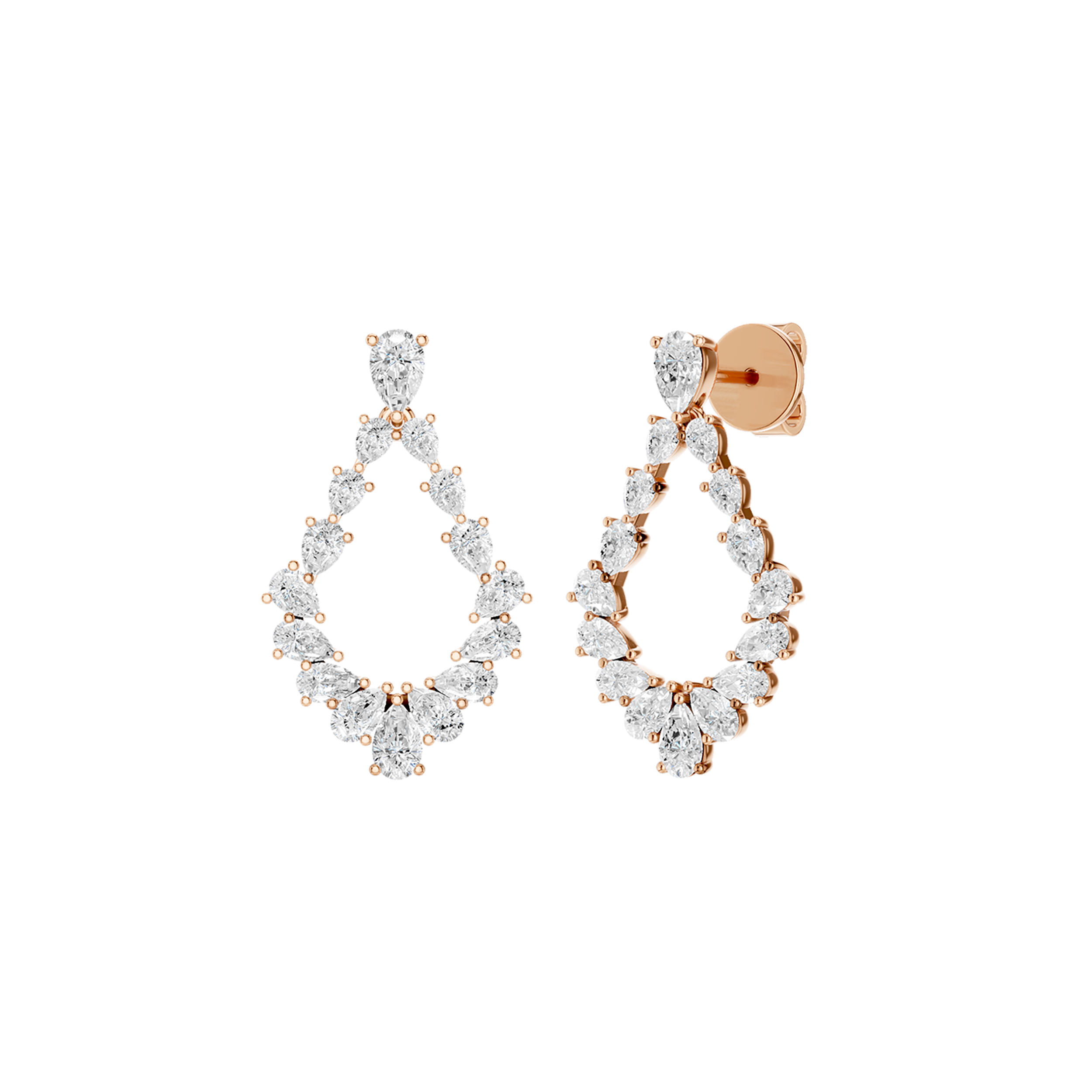 Diamond Chandelier Earrings