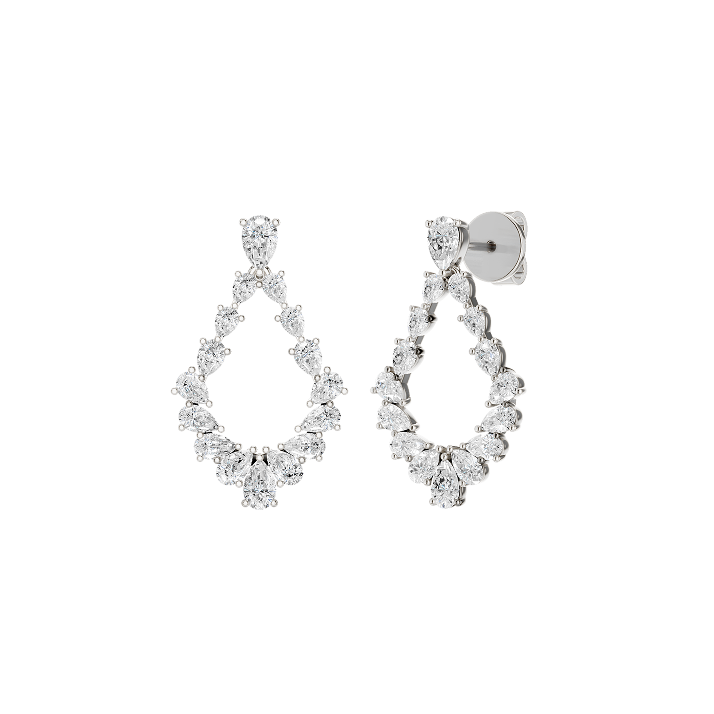 Diamond Chandelier Earrings