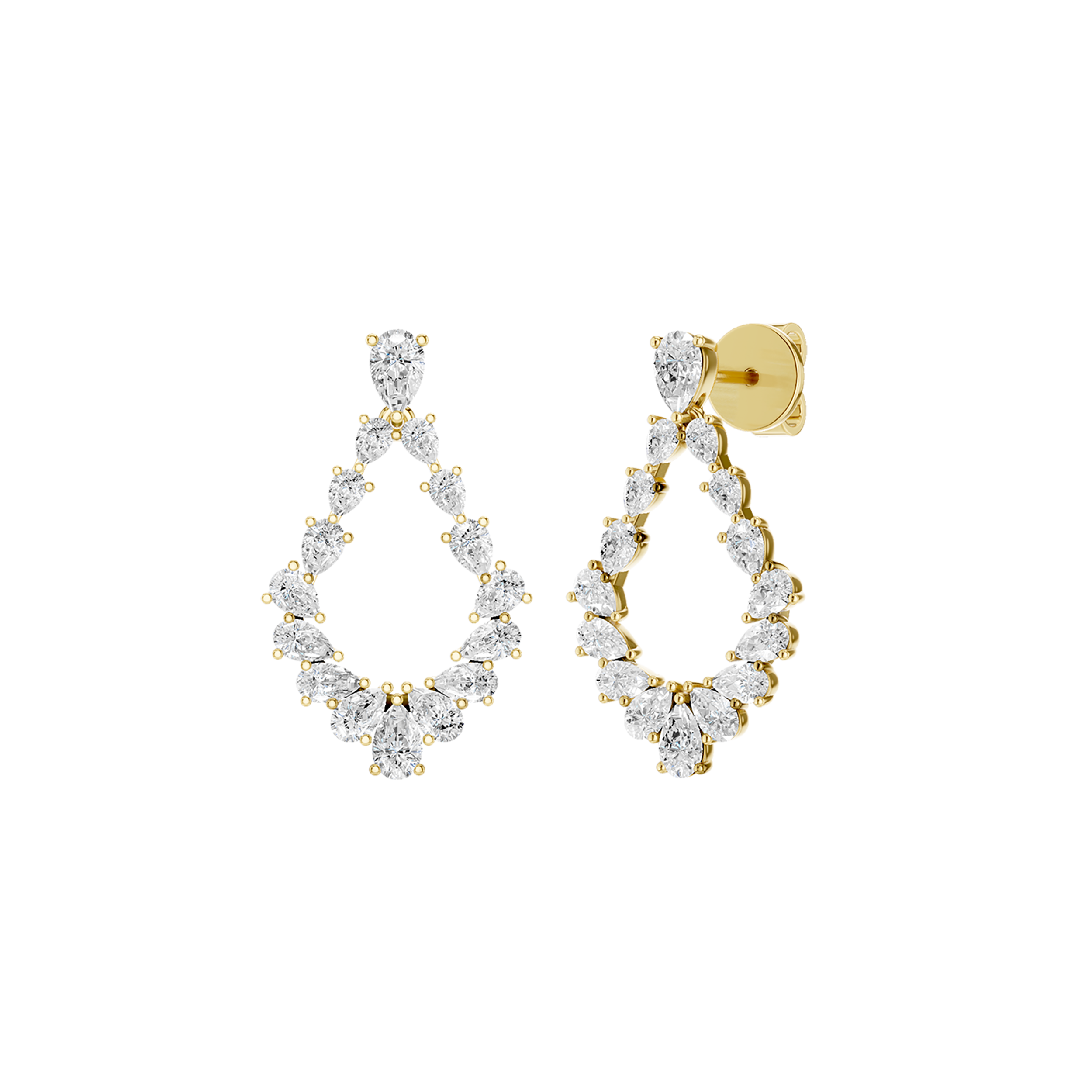 Diamond Chandelier Earrings