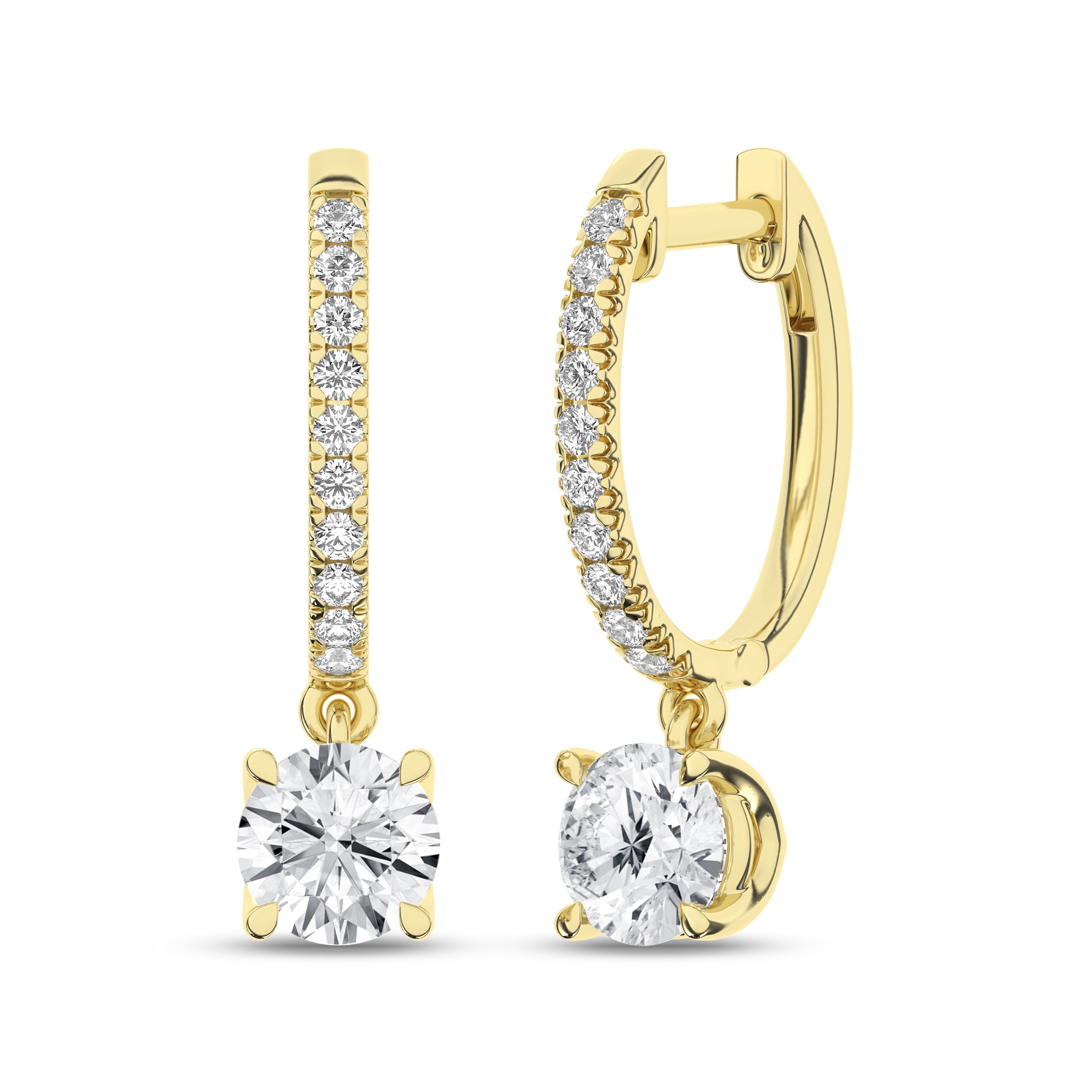 Drop Earrings (Round)