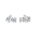 TOI ET MOI STUD EARRINGS (ROUND & PEAR)