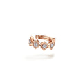 14K Rose Gold Diamond Cuff Earring