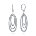 925 Sterling Silver Bujukan and Rope Drop Earrings