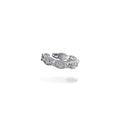 Vintage Inspired 14K White Gold 13 5MM Diamond Single Ear Cuff