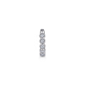 Vintage 14K White Gold 15mm Diamond Ear Cuff