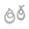 925 Sterling Silver Bujukan Twisted Hoop