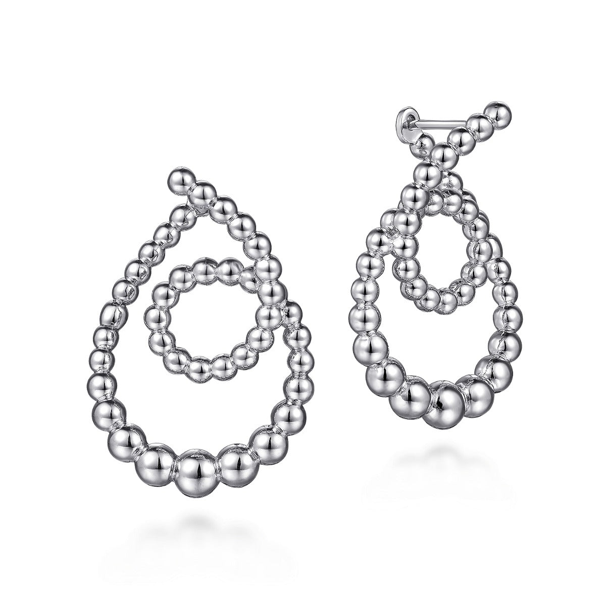 925 Sterling Silver Bujukan Twisted Hoop