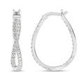Curved Hoop Earrings (Round)