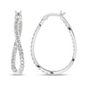 Curved Hoop Earrings (Round)