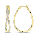 Curved Hoop Earrings (Round)