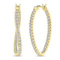 Curved Hoop Earrings (Round)