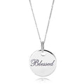 Sterling Silver Blessed Necklace