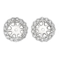 Halo Elegance Lab Grown .5 CTW Diamond Earring Jackets