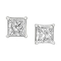 Radiant Allure Lab Grown .25 ctw Diamond Stud Earrings