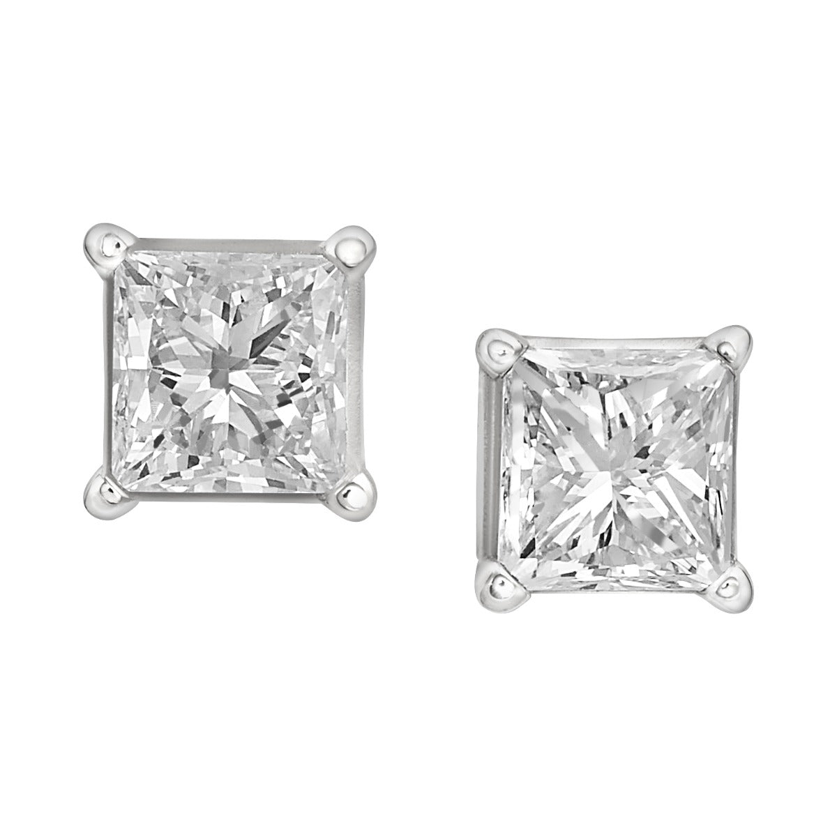 Radiant Allure Lab Grown 1 ctw Diamond Stud Earrings *IGI Certified*