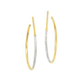 Diamond Ultra-Slim Hoop Earrings