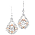 Front View Rhythm of Love Dangle Earrings