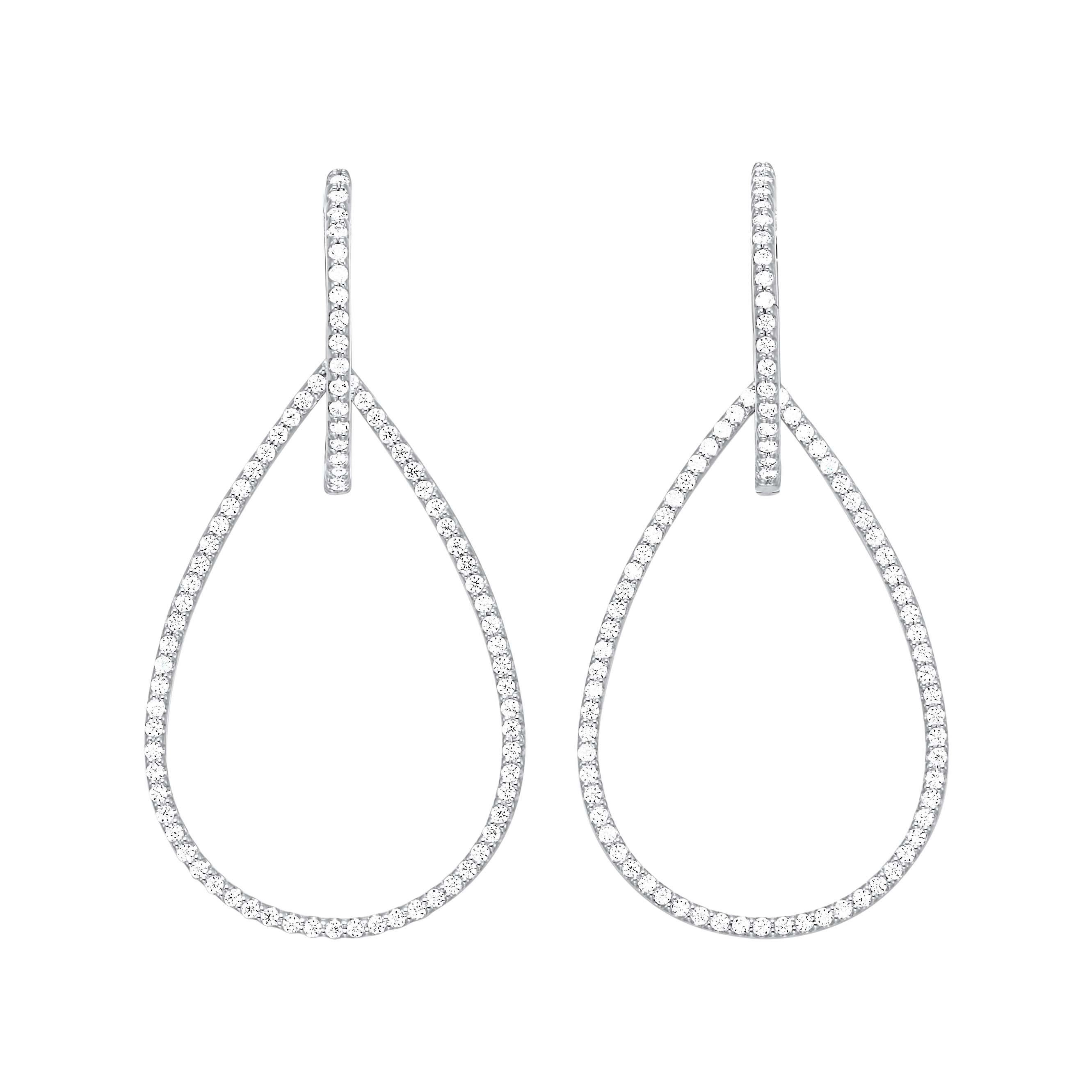 Diamond Fashion Drop Earrings