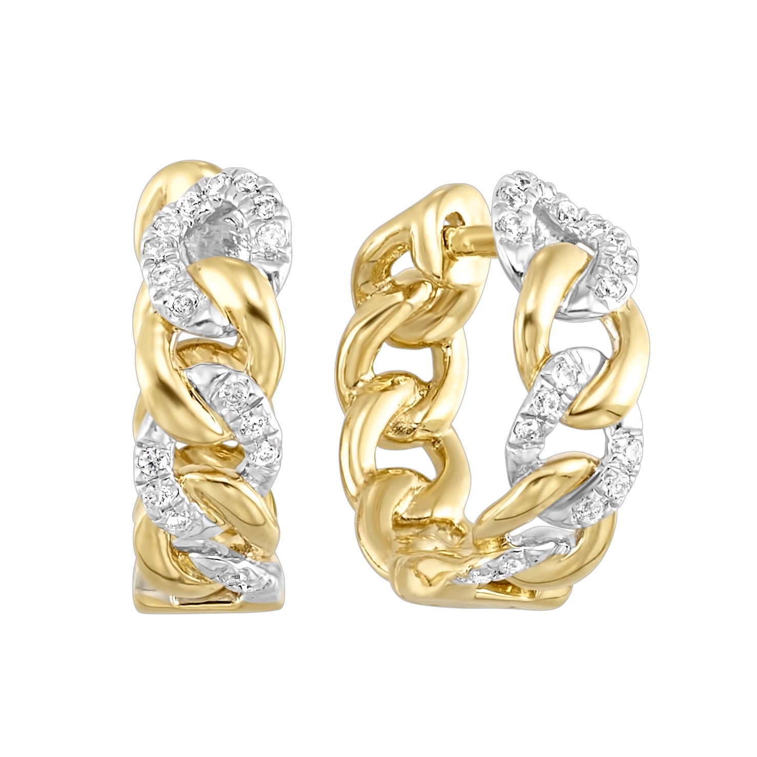 14k Diamond Earrings 1/7ctw