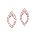 14k Diamond Earrings 1/4ctw