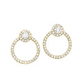 14k Diamond Earrings 3/8ctw