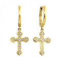 Miriam 14K Yellow Gold Diamond 1/15 CTW Earrings