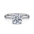 Unite - 14K White Gold Round Solitaire Semi-Mount Ring