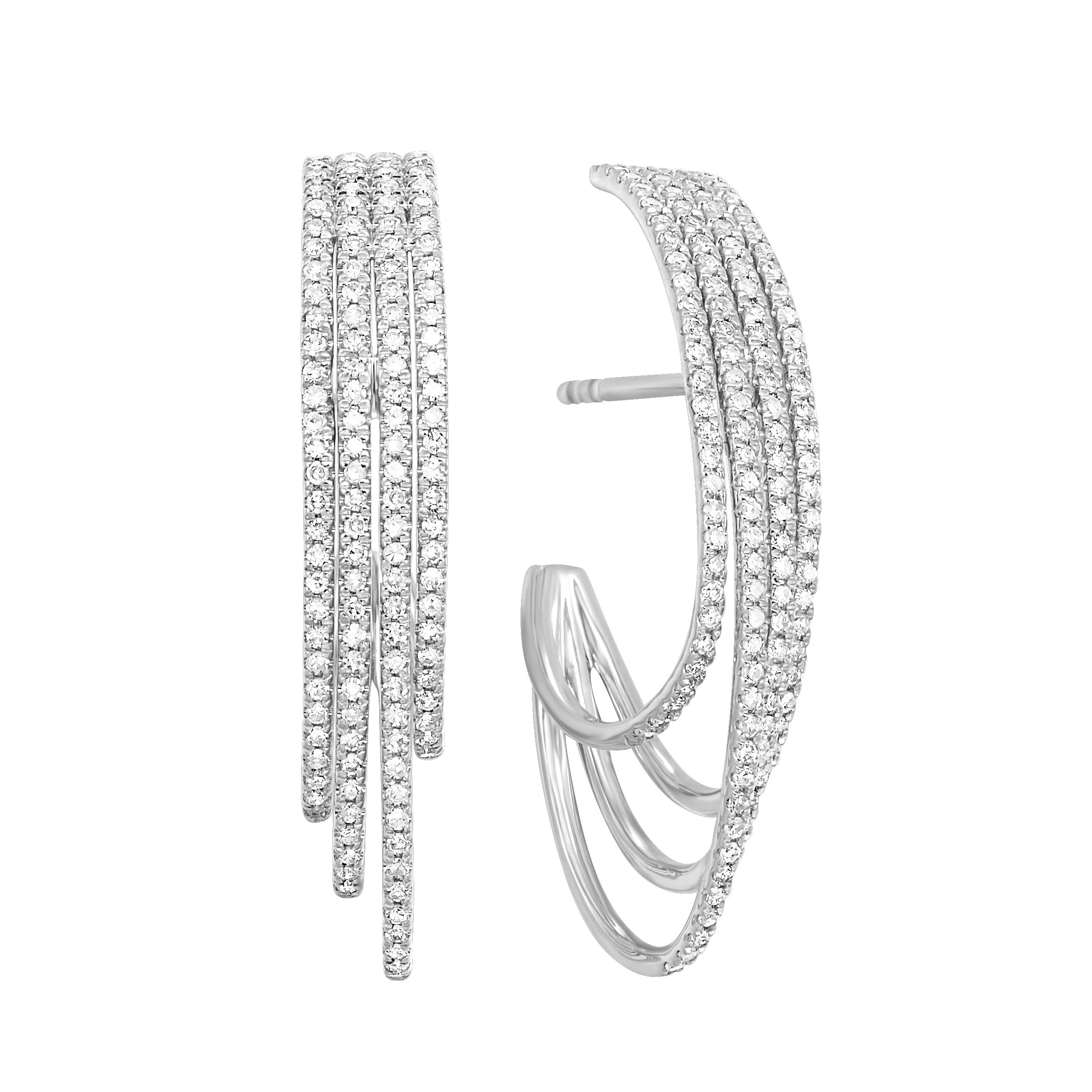 Gold Diamond Earrings 1/2ctw