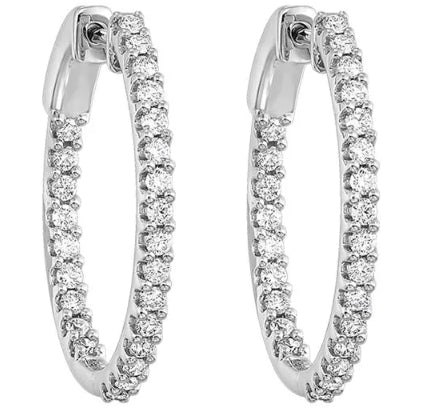 14k White Gold Diamond Sparkle 1ctw