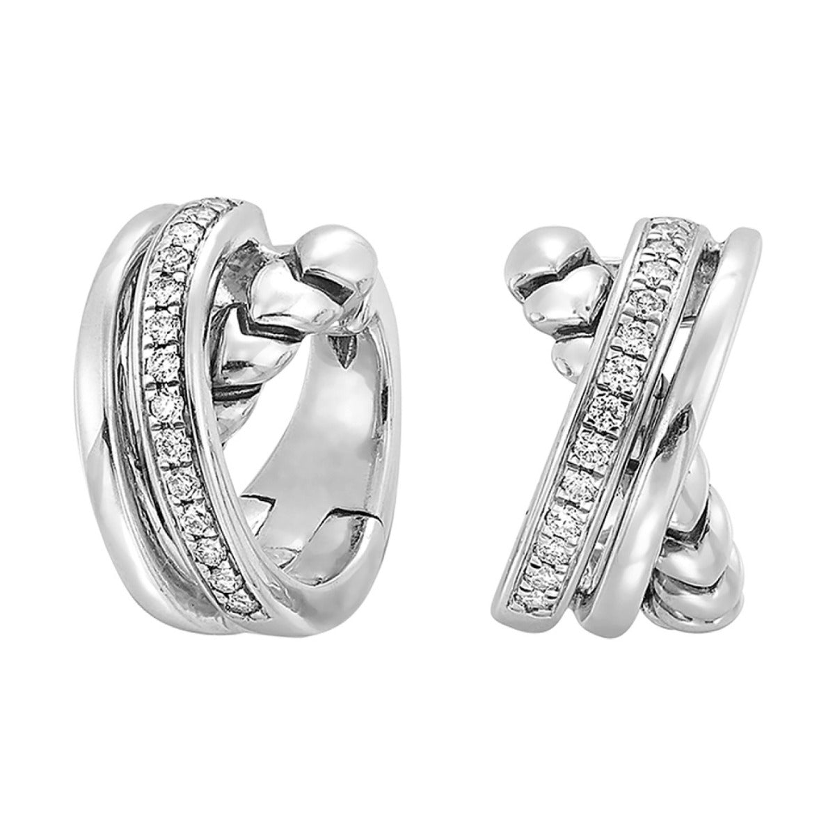 Ardentis Sterling Silver Diamond 1/5 CTW Earrings