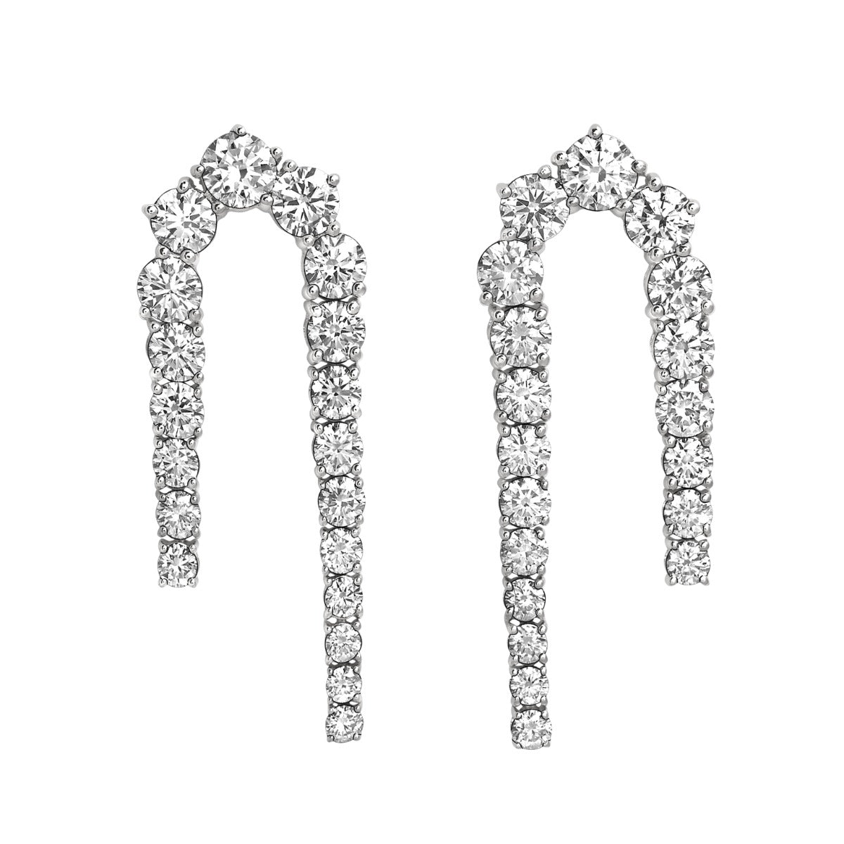Glamour Arch Lab Grown 5 CTW Diamond Earrings