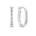Sparkling Harmony Lab Grown .5 CTW Diamond Hoop Earrings