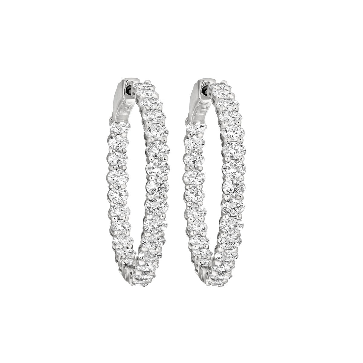Endless Sparkle Lab Grown 2 ctw Diamond Hoop Earrings *IGI Certified*
