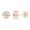 Yvaine Zenith 14K Rose Gold lab grown diamond Earrings