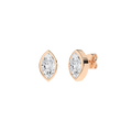 Bezel-Set Solitaire Earrings (Marquise)