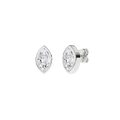 Bezel-Set Solitaire Earrings (Marquise)